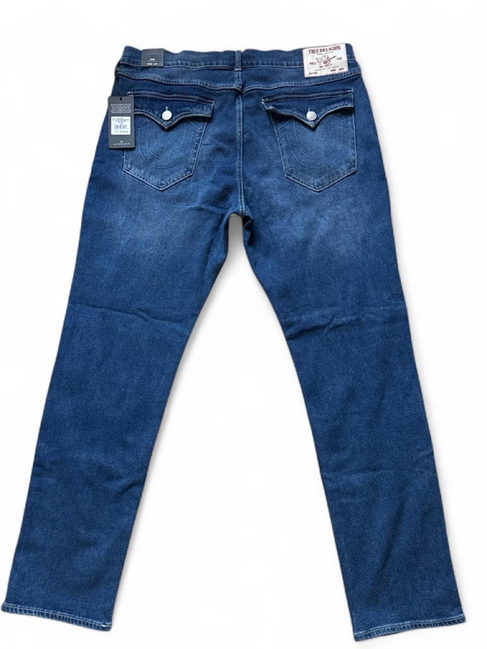 True Religion Geno SN Flap Relaxed Slim Jeans Men’s 36x32 Medium Wash